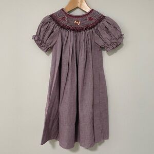 Smocked Football Dress